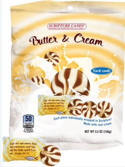 Image of Scripture Candy – Butter & Cream -5.5oz Bags