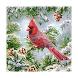 Image of Napkin Luncheon Red Cardinal – Don’t backorder