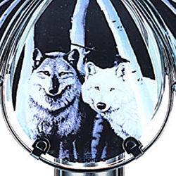 Image of Lamp Panels Medium White Wolves WO2 (Set of 6)