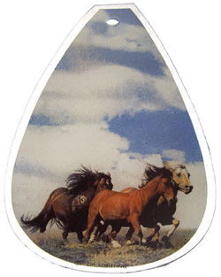 Image of Lamp Panels Medium Horses HO6 (Set of 6)