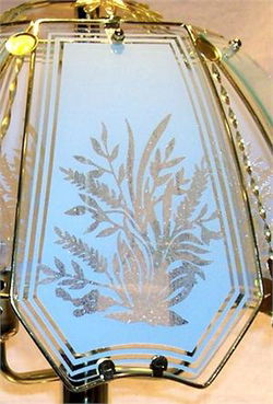 Image of Lamp Panels Large (Wild Grasses) White Wheat WW (Set of 6)