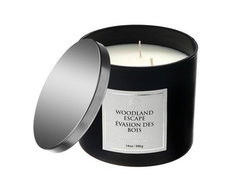Image of Woodland Escape: 14oz 3 Wick Luxe Scented Candle w/lid