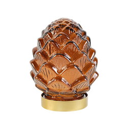 Image of LED Brown Pinecone Lamp