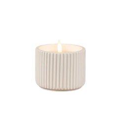 Image of Ribbed Cement Candle