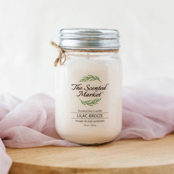 Image of Soy Wax Candle – Lilac Breeze 16 oz