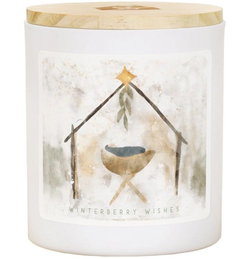 Image of Manger Stable Art Candle