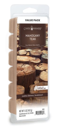 Image of 5 oz Wax Melt Mahogany Teak