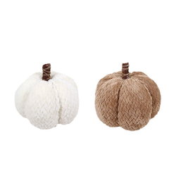 Image of Assorted Fleece Pumpkins Small