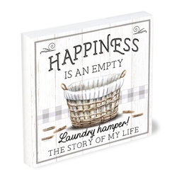 Image of Shelfie Sitter Empty Laundry Hamper 5×5