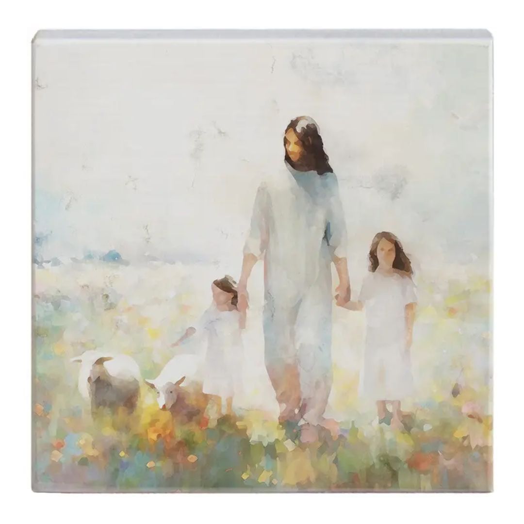 Jesus Children Art - Small Talk Square