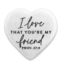 Image of Scripture Stone Love That You Are Friend