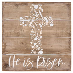 Image of He Is Risen Cross – Perfect Pallet Petite