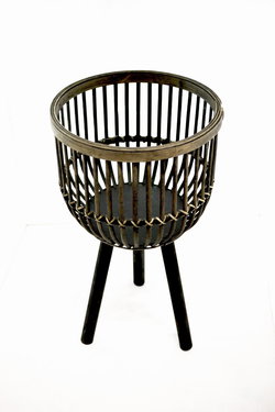 Image of Standing Rattan Pot