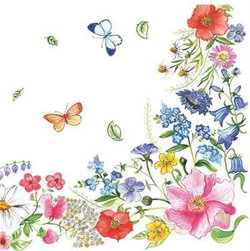 Image of Blossom Border Napkin