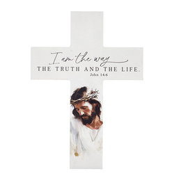 Image of The Way The Truth The Life Collection Wall Cross – The Lord Will