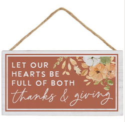 Image of Thanks & Giving Rust Hanging Art