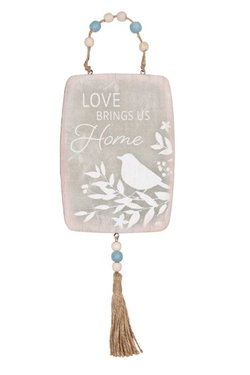 Image of Hanging Plaque Love