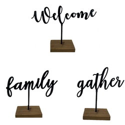 Image of 3 Asst. Standing Words