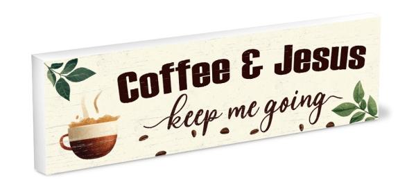 Shelfie Sitter Coffee & Jesus 3x9