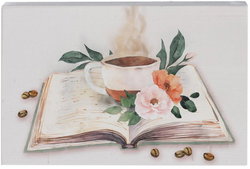 Image of Open Book Coffee Art Block