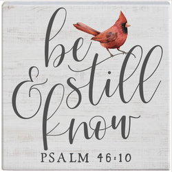 Image of Be Still Cardinal Block