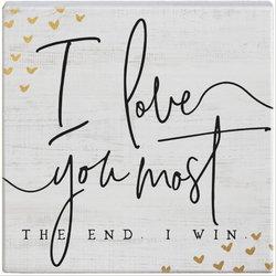 Image of I Love You Most Block