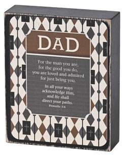 Image of Tabletop Plaque Dad
