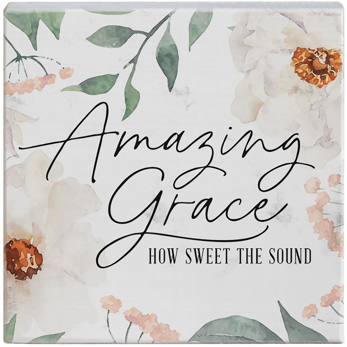 Amazing Grace Flowers Block