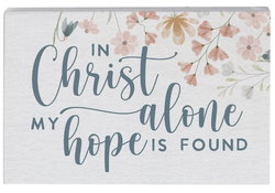 Image of Christ Alone Flowers Block