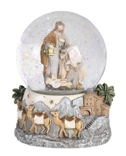 Image of Water Globe Musical Silent Night