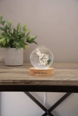 Image of Crystal Keepsake-Hummingbird