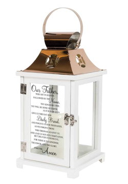 Image of Lantern White Lord’s Prayer
