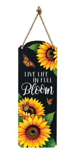 Image of 18′ Mtl Wall Plq-Full Bloom