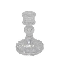Image of Glass Candleholder Clear