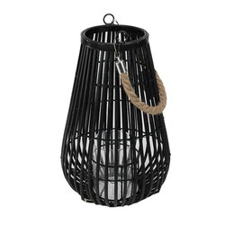 Image of Candle Lantern Black