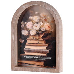 Image of Framed Arch Take Care Of Thoughts 11X15