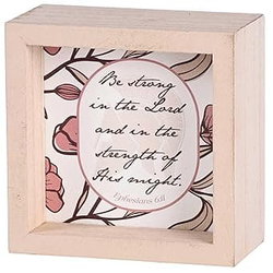 Image of Tabletop 2 Sided Be Strong In The Lord