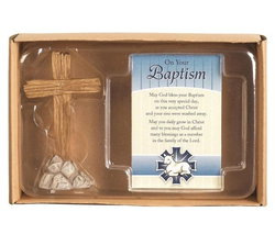 Image of Cross Figurine Baptism 3′