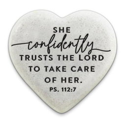 Image of Scripture Stone Hope Heart Trusts, 2 1/4′