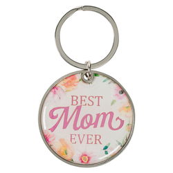 Image of Best Mom Ever Keychain- Epoxy-coated