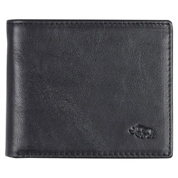 Image of Genuine Leather Wallet Rhino Armor Black