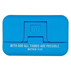 Image of Book Light Blue With God all Things are Possible Matt. 19:26