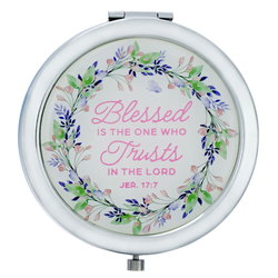 Image of Mirror Compact Blessed Bloom Jer. 17:7