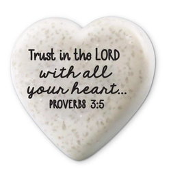 Image of Tabletop Heart Stone Trust 2.25’H