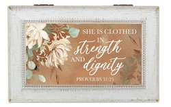 Image of Music Box Sm Proverbs 31:25