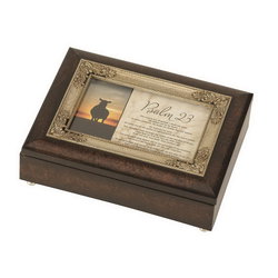 Image of Music Box Lamb Psalm 23 8X6 Photo 6X4