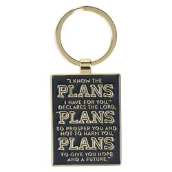 Image of Keychain In Tin I Know the Plans Jer. 29:11