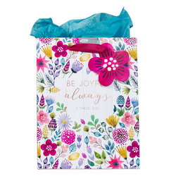 Image of Gift Bag MD Multicolored Be Joyful Always 1 Thess. 5:16