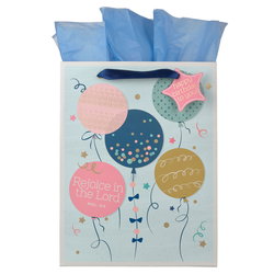 Image of Gift Bag LG Portrait Rejoice In The Lord Phil. 4:4