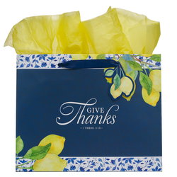 Image of Gift Bag LG Landscape Give Thanks 1 Thess. 5:18